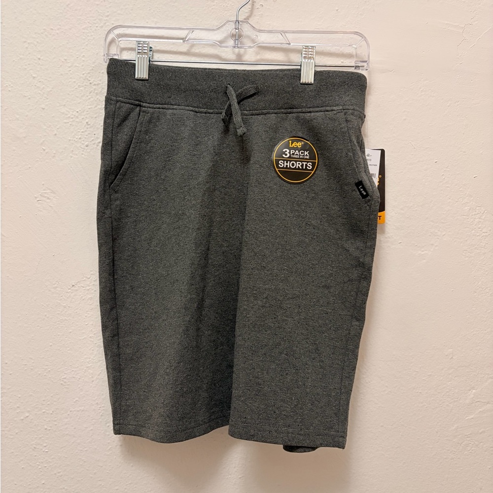 Lee Women’s Charcoal Gray Athletic Pull-On Shorts
